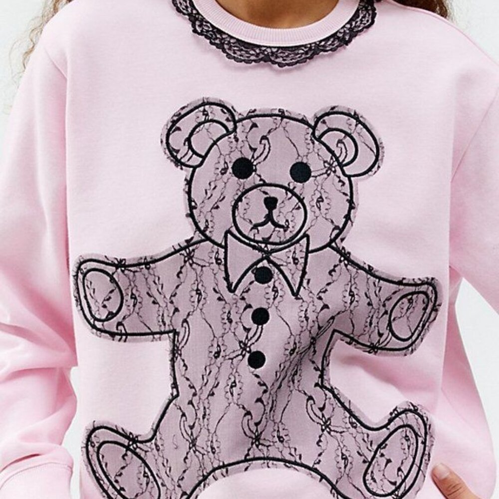 Teddy Fresh Lace Teddy Bear Sweatshirt